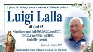 Luigi Lalla 14/10/2025