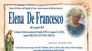 Elena De Francesco 21/10/2025