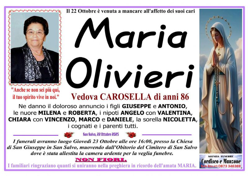 Maria Olivieri 22/10/2025