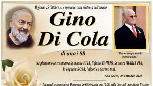 Gino Di Cola 25/10/2025