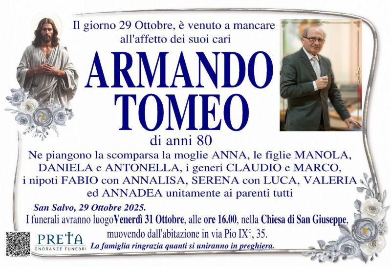 Armando Tomeo 29/10/2025
