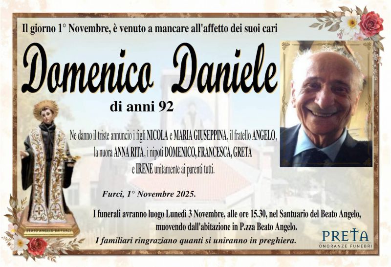 Domenico Daniele 1/11/2025