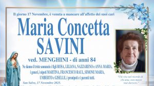 Maria Concetta Savini 17/11/2025