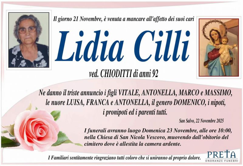 Lidia Cilli 22/11/2025