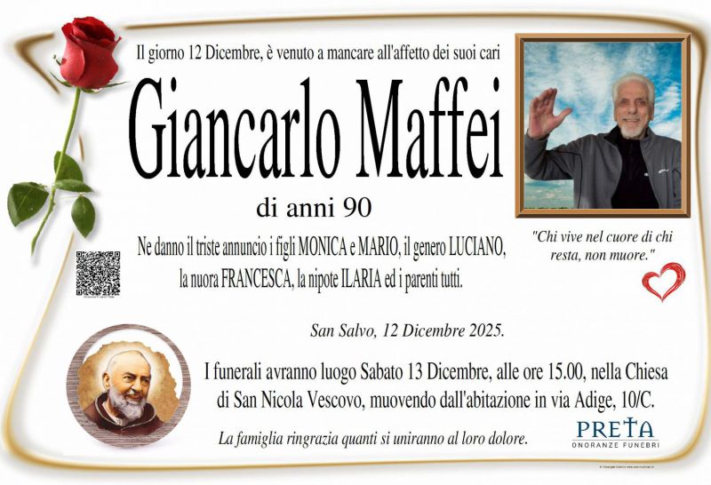 Giancarlo Maffei 12/12/2025