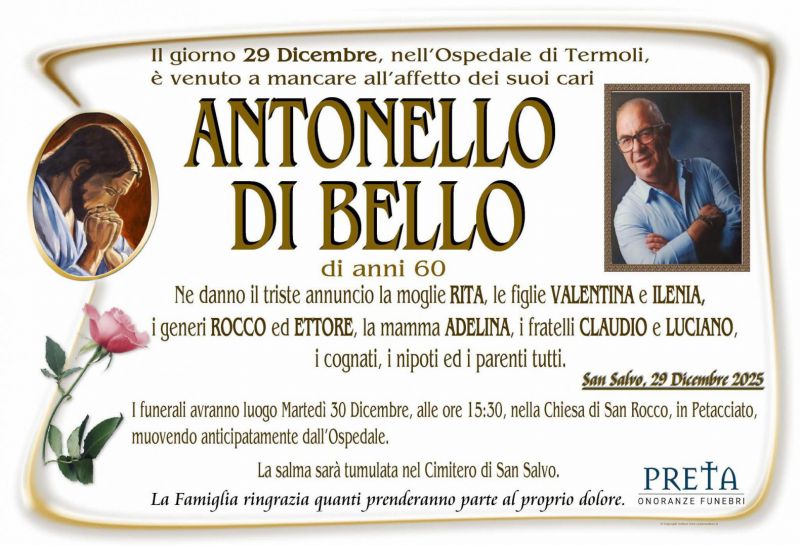 Antonello Di Bello 29/12/2025