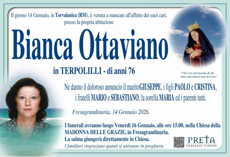 Bianca Ottaviano 14/01/2026