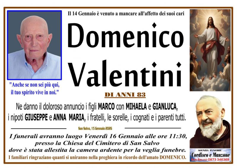 Domenico Valentini 15/01/2026
