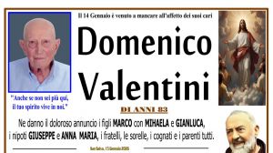 Domenico Valentini 15/01/2026