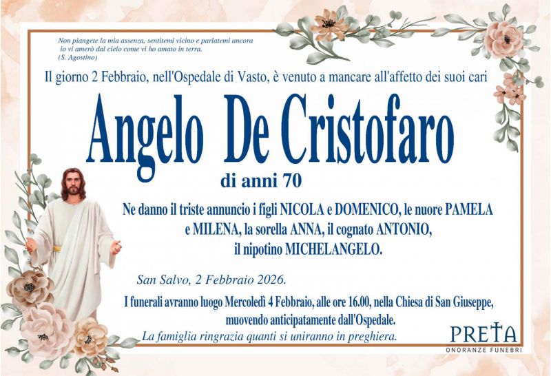 Angelo De Cristofaro 2/02/2026