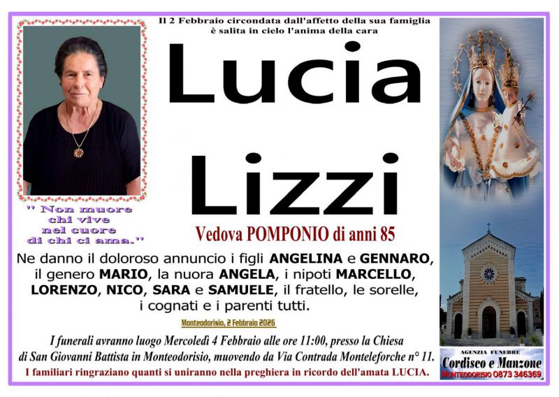 Lucia Lizzi 2/02/2026