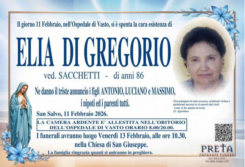 Elia Di Gregorio 11/02/2026