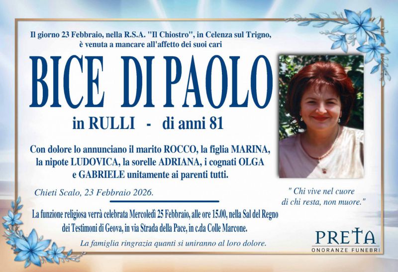 Bice Di Paolo 23/02/2026