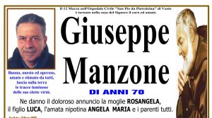 Giuseppe Manzone 12/03/2026