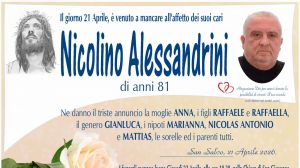 Nicolino Alessandrini 21/04/2026