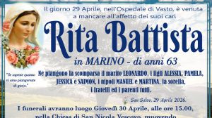 Rita Battista 29/04/2026