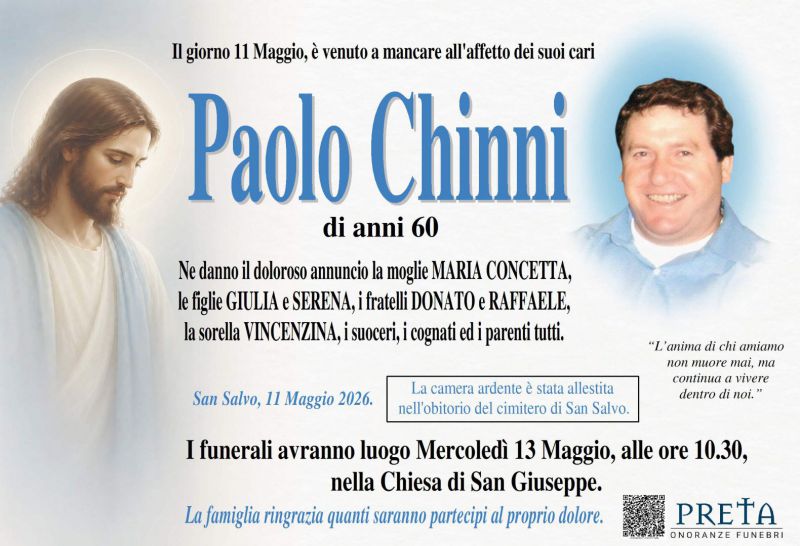 Paolo Chinni 11/05/2026