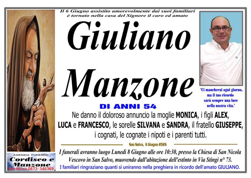 Giuliano Manzone 7/06/2026