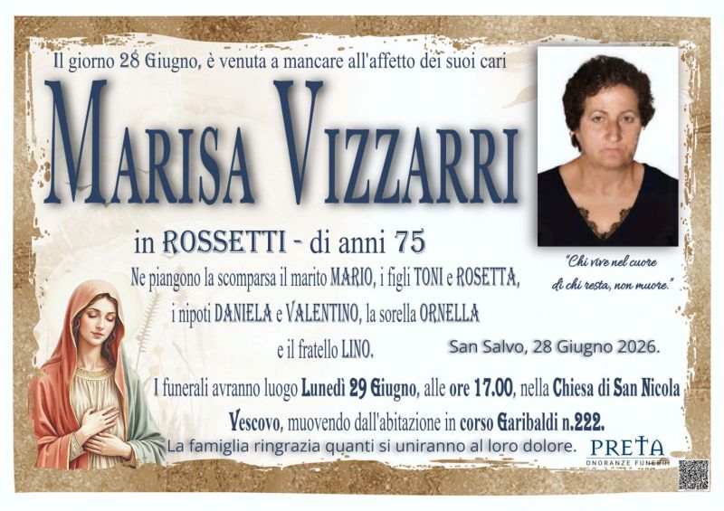 Marisa Vizzarri 28/06/2026