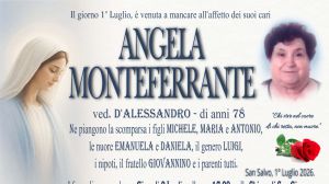 Angela Monteferrante 1/07/2026