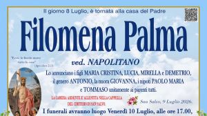 Filomena Palma 9/07/2026
