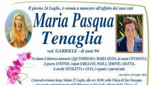 Maria Pasqua Tenaglia 24/07/2026