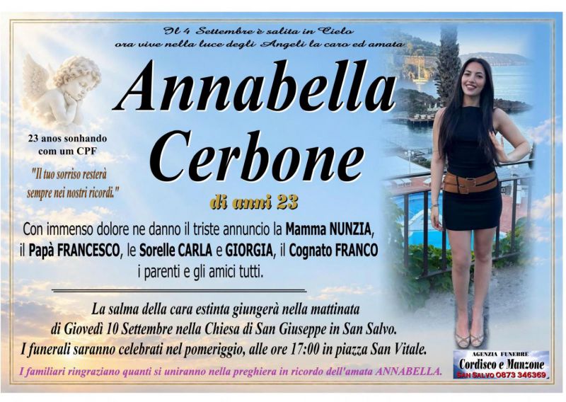 Annabella Cerbone 9/09/2026