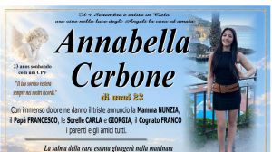 Annabella Cerbone 9/09/2026