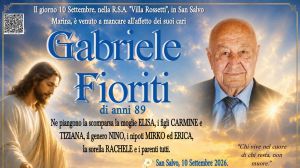 Gabriele Fioriti 10/09/2026