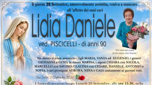 Lidia Daniele 27/09/2026