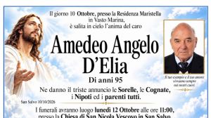 Amedeo Angelo D’Elia 10/10/2026