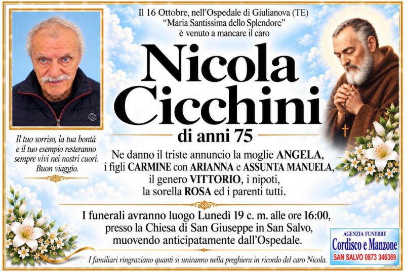Nicola Cicchini 17/10/2026