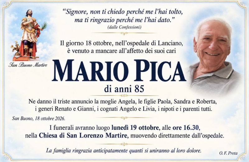 Mario Pica 18/10/2026