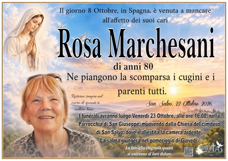 Rosa Marchesani 22/10/2026